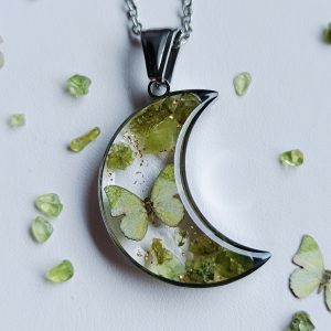Papillon vert péridot