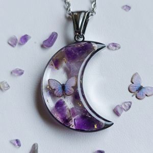 Papillon violet améthyste